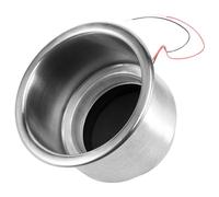 Pqahffowr Portabottiglie LED Luce LED Incasso in Acciaio Tazza Porta Bevande Forma Tazza per Auto Barca