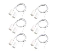 Pqahffowr RC-33 NC Sensore di Contatto Porta Finestra di Sicurezza Cablata Incasso Allarme Interruttore Incasso Magnetico - (6 Set)