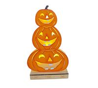 Pqahffowr Regali nel Legno Decorazioni per La Smorfia della di Halloween Tavolo per La Casa Decorazione
