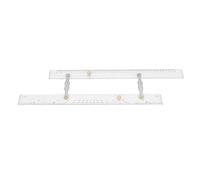 Pqahffowr Righello Marine Righello Parallelo Carte Righello Parallelo Mappatura Punti Tirare Righello Parallelo 450MM