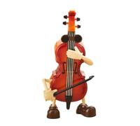 Pqahffowr Scatole musicali per ragazze, scatola per ragazze, carillon musicale, scatola musicale per violino, chitarra a altalena automatica, ornamento per ufficio, facile da installare, B