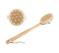 Pqahffowr Set di 2 Spazzole per il Corpo Spazzolatura a Secco, Esfoliante per la Pelle Secca, per la Pulizia Della Schiena per la Doccia, per la Cellulite