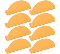 Pqahffowr Set di 8 maniglie per cassetti in champagne, maniglie per cassetti per a mezza luna da 2,5 pollici, maniglie per cucina, maniglie per hardware per moderno