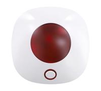 Pqahffowr Sirena di Allarme Suono e Luminoso Intelligente WIFI 110dB TUYA Sirena di Protezione di Sicurezza di Allarme Domestico Presa UE