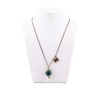 Pqahffowr Stile Retro Collana Ciondolo telescopio Globale Ornamento del Maglione