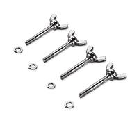Pqahffowr Stilts Wing Bolt Kit Ricambi Accessori per Divisori a Secco Pittura Decor 4 Pacchetti