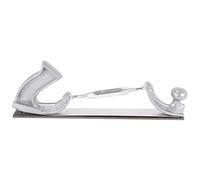 Pqahffowr Telaio Regolabile Fresato Dente Lucidatore Corpo Auto File Lucidatura Pannello in Metallo Dente Curva Porta File in Acciaio (Medio)
