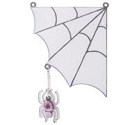 Pqahffowr Topper Porta A Ragnatela, Decorazione Parete per Topper Porta, Insegna per L'Angolo Porta di Halloween, da Appendere alla Parete Finestra, Ornamento per Il Telaio della Porta A