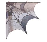 Pqahffowr Topper Porta A Ragnatela, Decorazione Parete per Topper Porta, Insegna per L'Angolo Porta di Halloween, da Appendere alla Parete Finestra, Ornamento per Il Telaio della Porta B