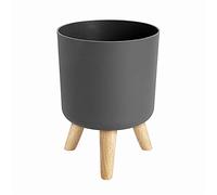 Pqahffowr Vasi per Piante Moderni con Supporto per Gambe nel Legno Camera da Letto Soggiorno Pavimento nel Vaso Vaso da Fiori Fioriere da Giardino per La Casa -A