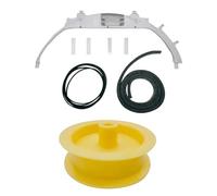 Pqahffowr WE49X20697 - Set di cuscinetti per asciugatrice WE3M26, cuscinetto superiore WE9M30, feltro per WE12M29, cinghia WE1M1067, cuscinetto scorrevole WE12X83