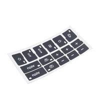 PQAIECXD Auto Pulsante Adesivi Compatibile con per A4 B6 B7 2000 2001 2002 2003 2004 Adesivi Riparazione Pulsanti Controllo del Clima dell'Aria Condizionata Dell'auto Decalcomanie Controllo Centrale