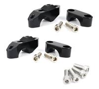 PQAIECXD Moto Riser Manubrio per VFR800X 2015-2021 per VFR1200X per Crosstourer 2012-2021 28 Mm 1 1/8 Spostato Indietro per Il Montaggio per Verso l'Alto Riser Manubrio Fat Bar off-Set(Black)