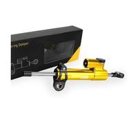 PQCORBE per Y&amaha XVS1300 XVS950A V Star 2007 2008 2009 2010 2011 2012 2013 2014 2015 2016 Ammortizzatore di Sterzo Stabilizzatore per Moto CNC Ammortizzatore di sterzo(XVS1300 Gold Black)