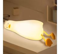 PQETBV Anatra Luce Notturna Bambini, Lampada Anatra Bambini Carina LED, Lucina Lampada Notturna per Bambini Regolabile con Timer, per Decorazione Della Stanza Regali Regali per Ragazzi, Ragazze
