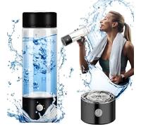 PQETBV Generatore Dell'acqua Dell'idrogeno, Bottiglia D'acqua Idrogenata, Portatile Tazza Ricca di Idrogeno Bottiglia, Ionizzatore D'acqua, Ideale per Ufficio, Viaggi e Lavoro