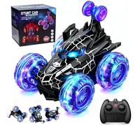 PQETBV Spider Macchina Telecomandata per Bambini, 2.4Ghz Salti Mortali a 360° Monster Truck Giochi, Regalo per Ragazzi 3-12 Anni, Auto Radiocomandata Giocattoli per Natale Compleanno