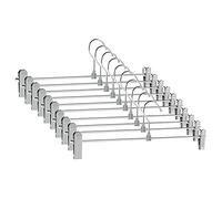 pQirnvIL Appendini per Pantaloni, Appendini per Gonna con Salvaspazio, Appendini Regolabili con Appendiabiti per Pantaloni, Confezione da 10