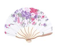 pQirnvIL Decorazioni con Ventaglio Pieghevole in Stile Giapponese Stampata A Fiori