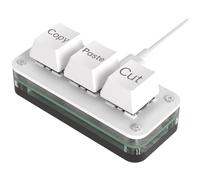 pQirnvIL Mini Tastiera di Programmazione Macro Un 3 per Photoshop Gaming Tastierino di Programmazione Hotswap Copia Incolla Macropad Tipo A