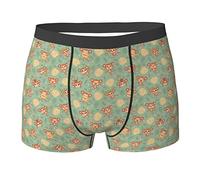 PQIXJBA Boxer da uomo con scimmia sull'albero, morbidi e traspiranti, con elastico in vita, Scimmia carina sull'albero, L