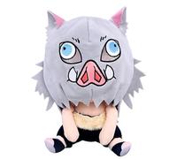 PQKL-party Inosuke Peluche, 20cm Inosuke Plushie Inosuke Giocattoli per Bambole di Peluche, Kimetsu no Yaiba Peluche, Decorazione In Peluche per Bambini con Personaggio dei Cartoni Animati