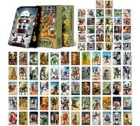 PQKL-party Skifidol Italian Brainrot Trading Card Set - 60 Carte Uniche e 32 Adesivi, Gioco di Carte Psichedeliche con Personaggi Speciali, Signori Signore, Festival e Feste