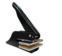 PQLXJJYUR Embosser Personalizzato con Sigillo da Scrivania Portatile for Invito A Nozze Goffratura Nitida(Black)