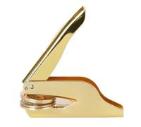 PQLXJJYUR Timbro for Goffratura da 45-50 Mm for Invito A Una Festa con Busta for Personalizzata Goffratura Nitida(Gold-Matte)