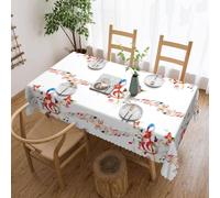 PQruop Elegante tovaglia rettangolare con stampa di farfalle Musica, perfetta per cene, picnic, caminetto e tavoli per feste