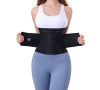PQWEUU Bustini per Donna, Fascia Addominale Dimagrante con Regolabile, Pancera Dimagrante e Snellente Cintura Pancia, Corsetto Modellante Post Operatorio e Post Parto Uomo Donna (Nero, M)