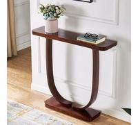 PQXQZ Consolle In Legno Massello Tavolino Stretto per Ingresso Scaffali Portaoggetti In Stile Vintage per Soggiorno o Ingresso di Piccole Dimensioni(Red,120x23x80cm)