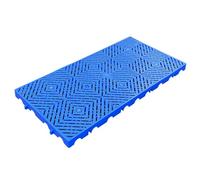 PQXQZ Pallet in Plastica per Lo Stoccaggio in Cantina Bancale Plastica di Stoccaggio con Griglie Traspiranti ad Incastro Bancali da Pavimento Impermeabile per Cucine di Ristoranti Negozi(100x50x5cm)