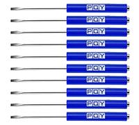 PQY 10pcs Mini Top E Tasca Clip Tasca Cacciavite Forte Magnetico Intaglio Cacciavite Blu