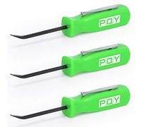 PQY Mini Leva Tascabile con Clip da Tasca, Lunghezza 11,4 cm, 3 Pezzi (Verde)