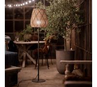 PR Home lampada da terrazza Agnar Lollo, grigio, aspetto rattan, 154cm PR Home