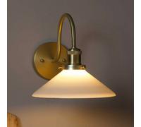 PR Home applique August, color oro/opale, altezza 25 cm, E27 PR Home