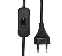 PR Home Applique Vienna, nera, altezza 22 cm, GU10, spina 530022009