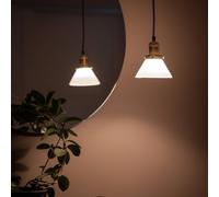 PR Home lampada a sospensione August, opale, Ø 15 cm PR Home