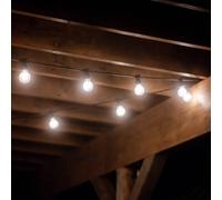 PR Home Catena luminosa per esterni Luminosa, trasparente/nera, 720 cm PR Home