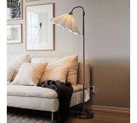 PR Home Frenja, piantana, bianco/cromo, Ø 45 cm PR Home