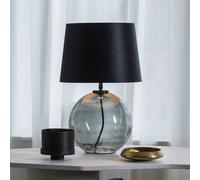 PR Home Jonna da tavolo Ø 25 cm vetro fumè/nero PR Home