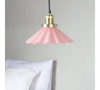 PR Home Lampada a sospensione August, Ø 25 cm, rosa, spina PR Home