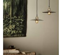 PR Home lampada a sospensione Como, oro, Ø 28 cm, metallo, spina PR Home