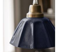 PR Home Lampada a sospensione Ester, blu, Ø 17 cm, spina, E27 PR Home