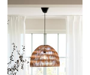 PR Home Lampada a sospensione Lace, paralume in rattan, Ø 46 cm PR Home