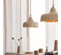 PR Home lampada a sospensione Wells Small, beige/oro, Ø 24 cm, spina PR Home