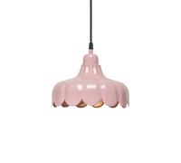 PR Home lampada a sospensione Wells Small, rosa/oro, Ø 24 cm, spina 2832433
