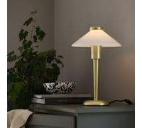 PR Home Lampada da tavolo August, color ottone/opale, 34 cm, metallo PR Home