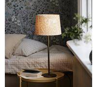 PR Home Lampada da tavolo BASE ELDERTREE, gialla, altezza 58 cm, tessuto PR Home